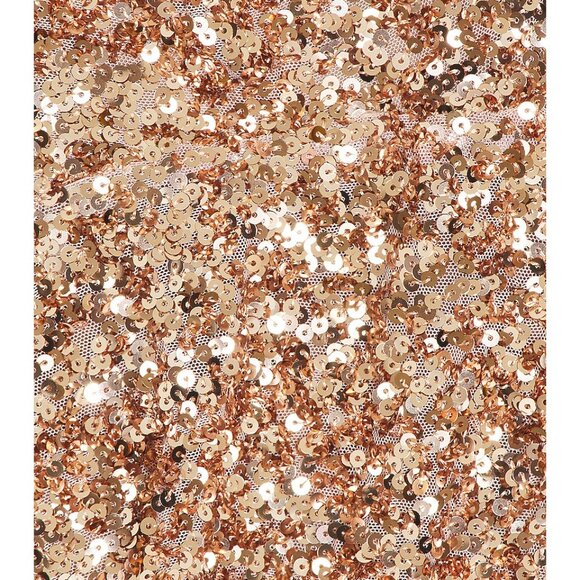 Nookie “Smoke Show” Sequined Halter Mini Dress — Rose Gold, Size Medium (NWT) - Picture 11 of 11